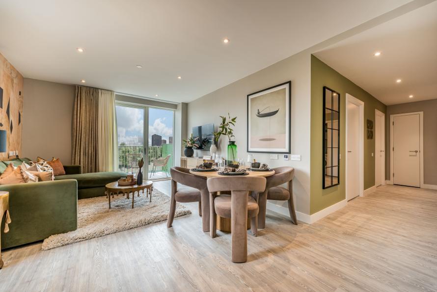 Living Room &amp; Dining Room (indicitive