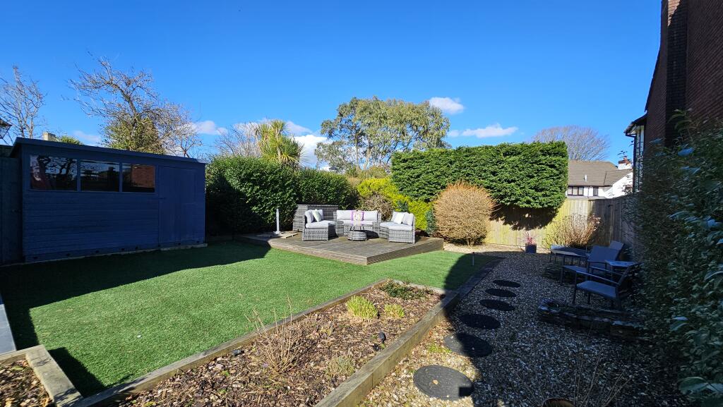 Rear garden