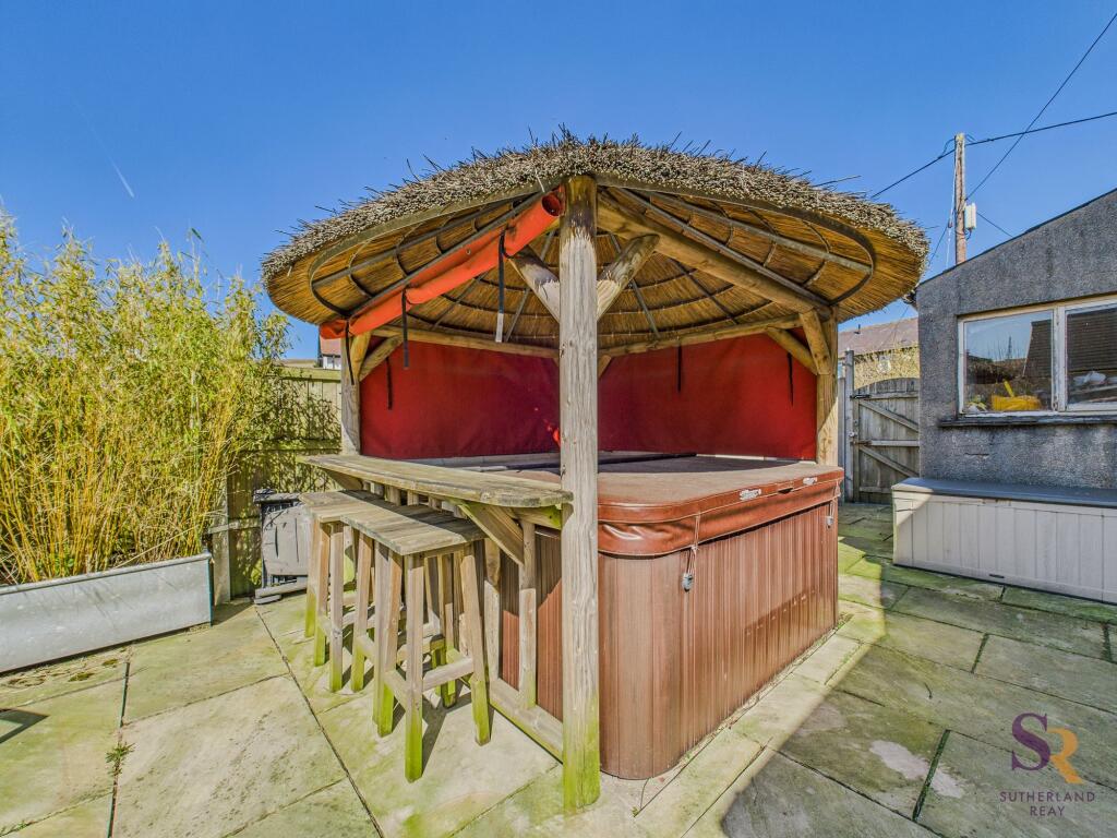 Rear Garden - Hot Tub