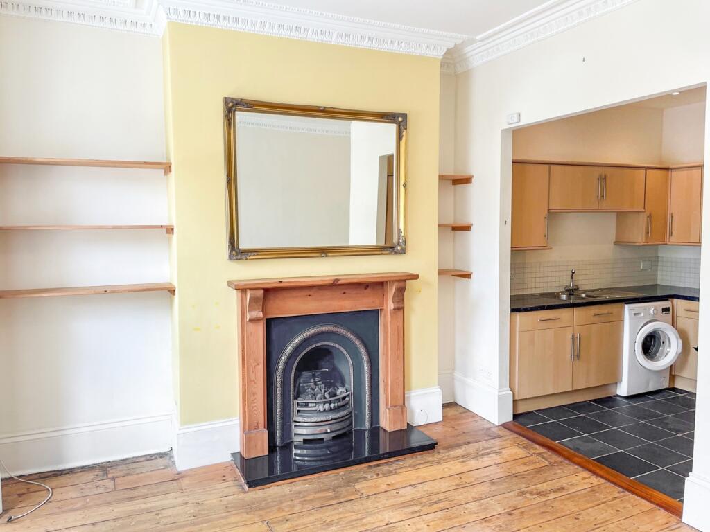 Sitting room and kitchen
