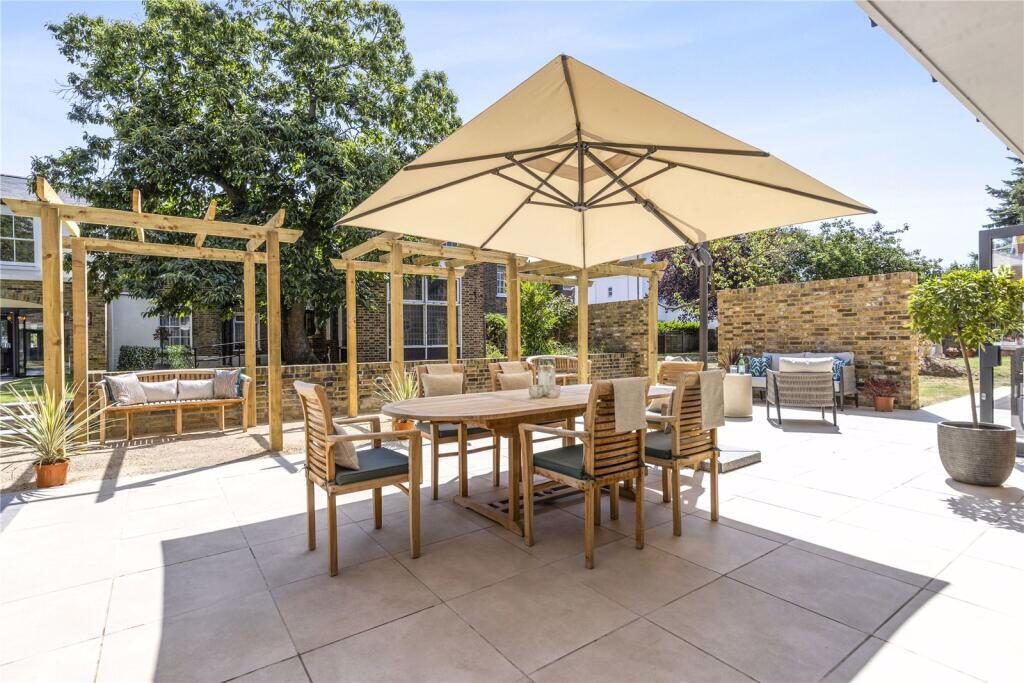 Communal patio