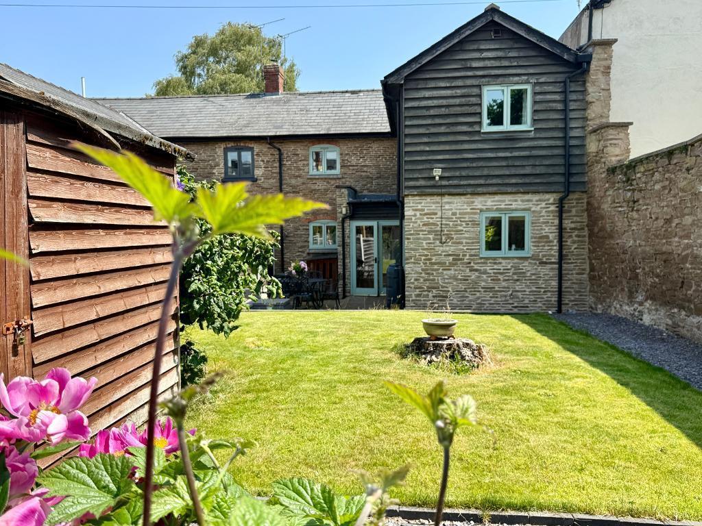 Rear of cottage and garden
