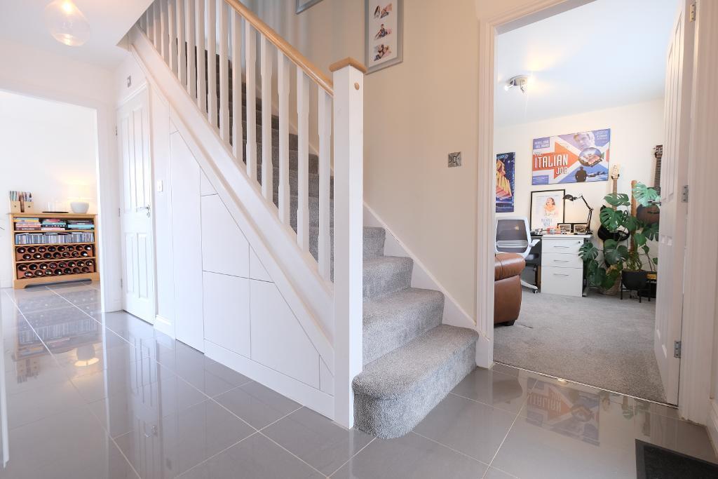 Hallway, study and on to kitchen/living