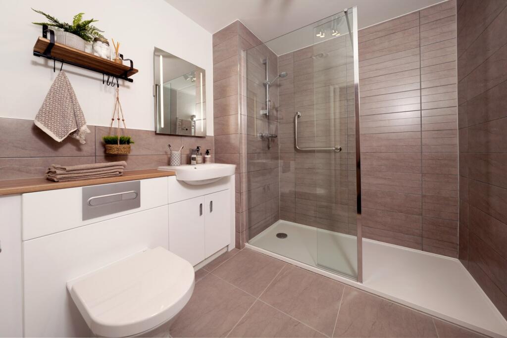 Wisteria Place Typical Shower Room