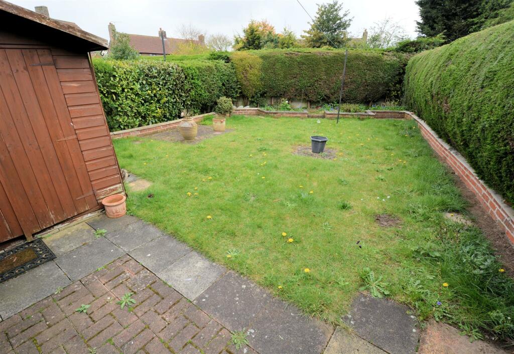 Outside - rear