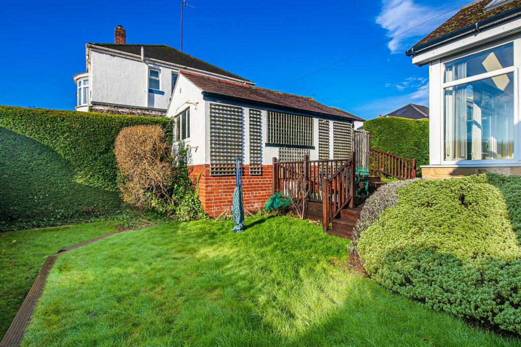 Garden and garage