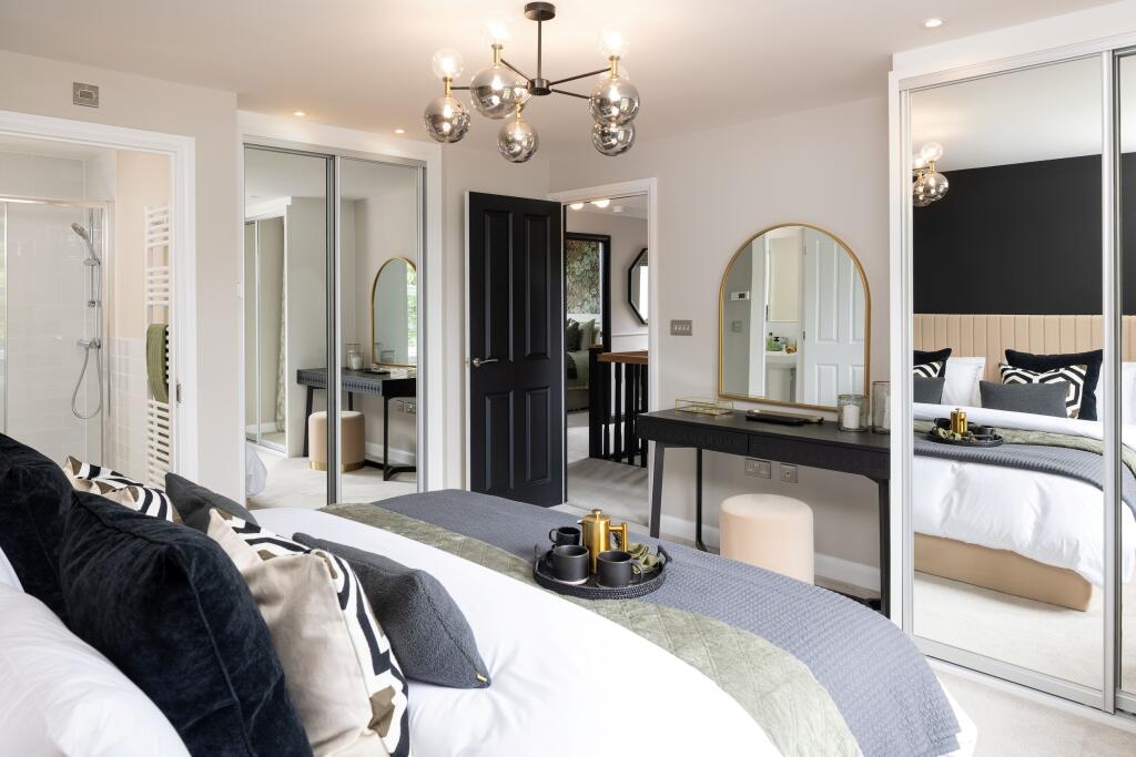 Main bedroom in the Holden 4 bedroom detached home