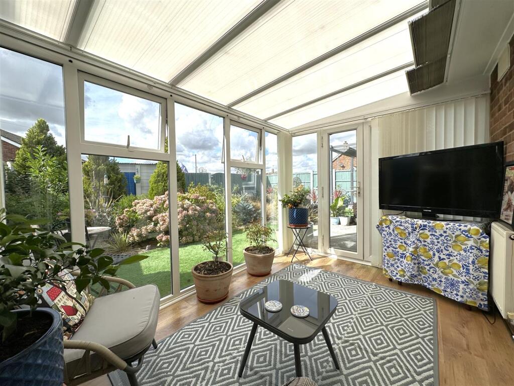 Lovely Conservatory With French Doors 486