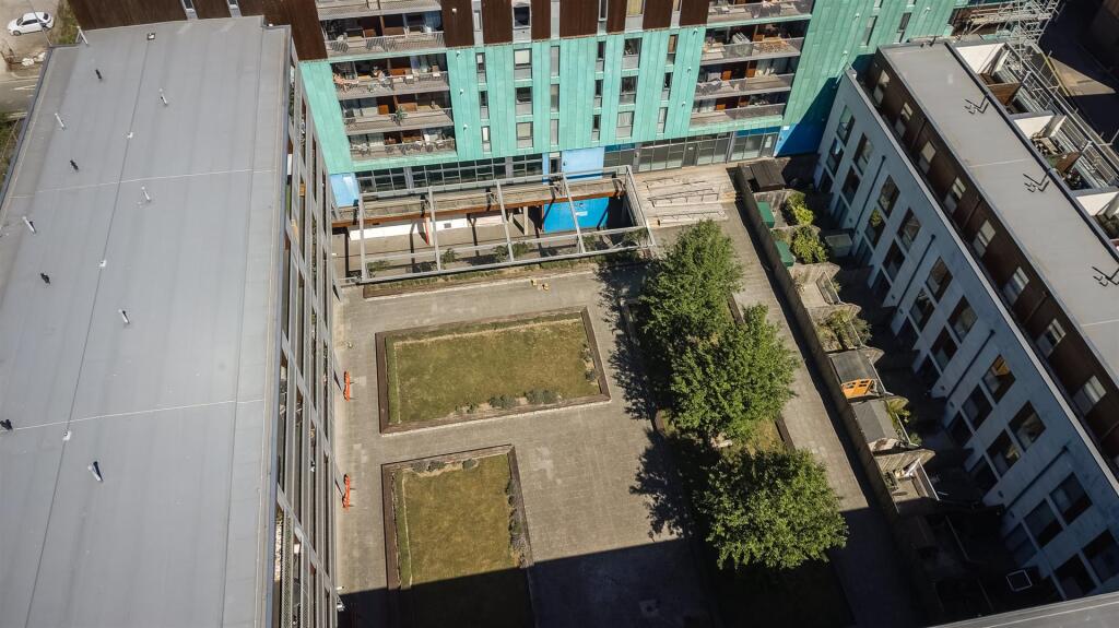 Courtyard aerial view