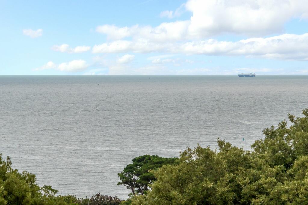 Sea views from Reception and Kitchen