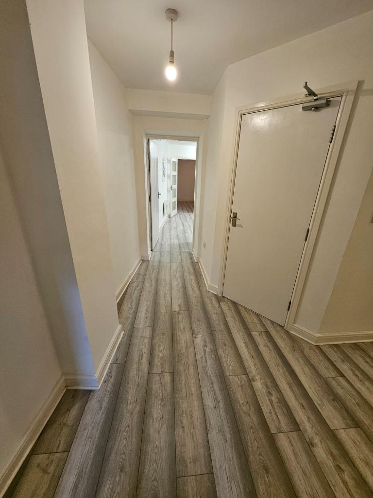 Hallway into kitchen