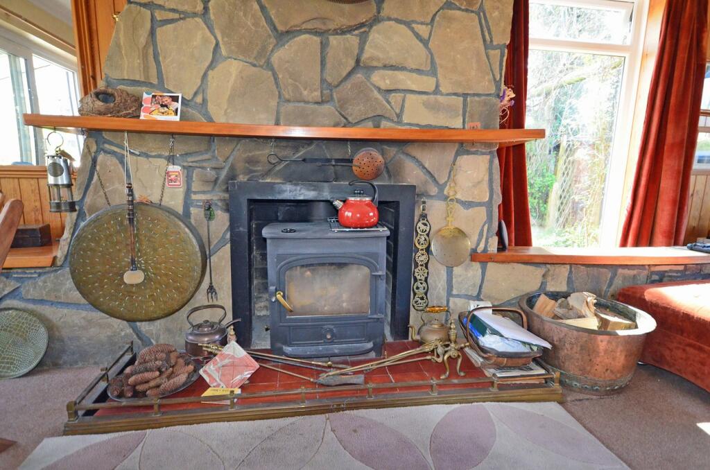 Feature fireplace