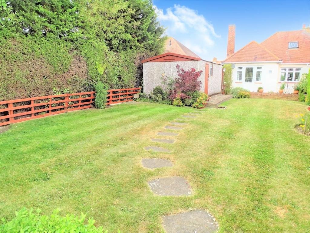 VIEW FROM LOWER GARDEN AREA