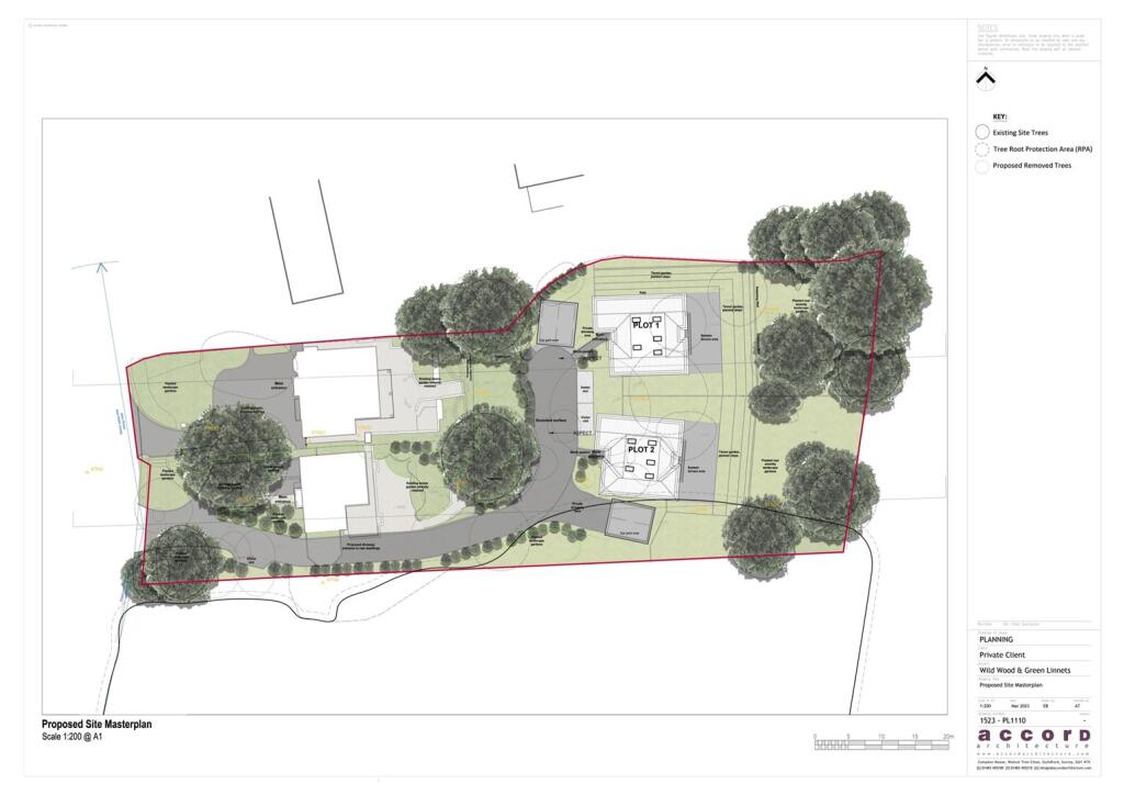 Proposed site plan