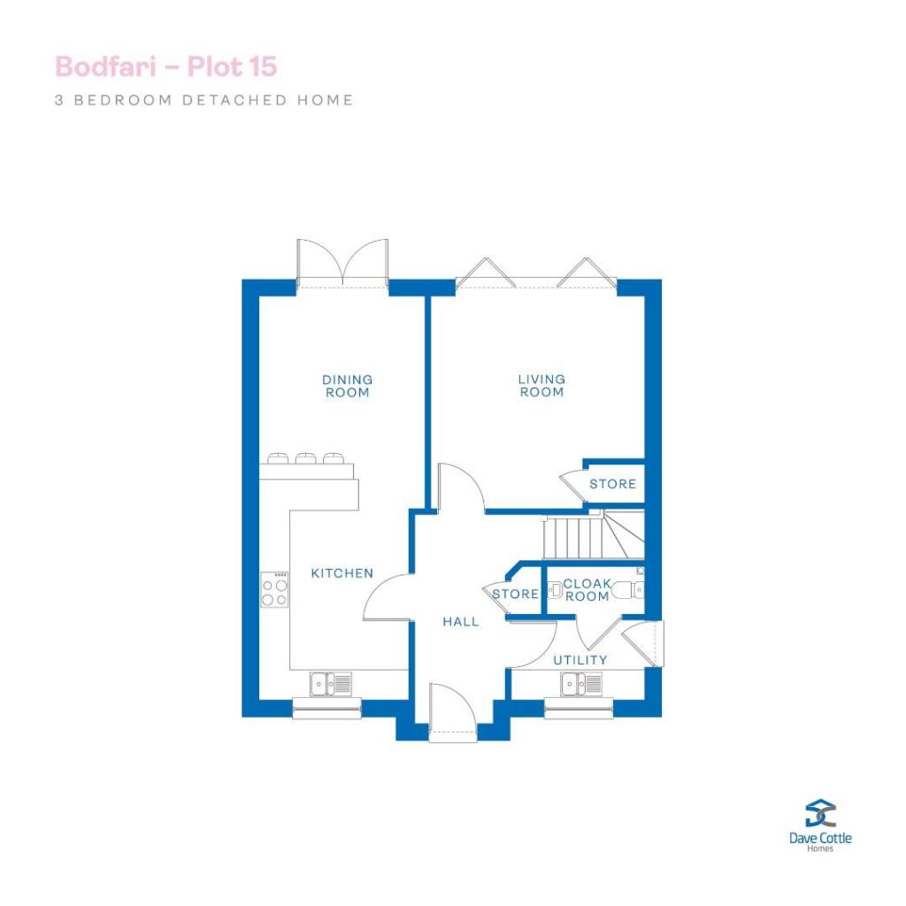Dave Cottle Cae Capel Bodfari Plot 15 GF Floorplan
