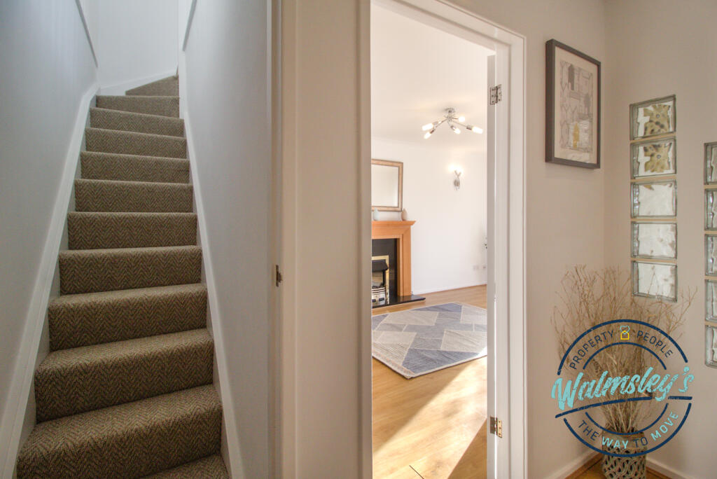 Staircase to loft room from hallway