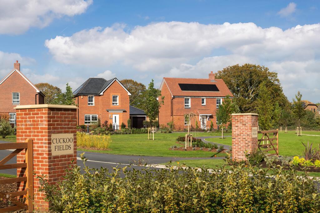 Cuckoo Fields development entrance