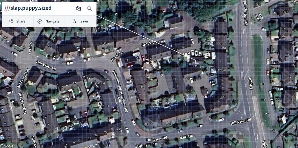 Location of the garage with parking