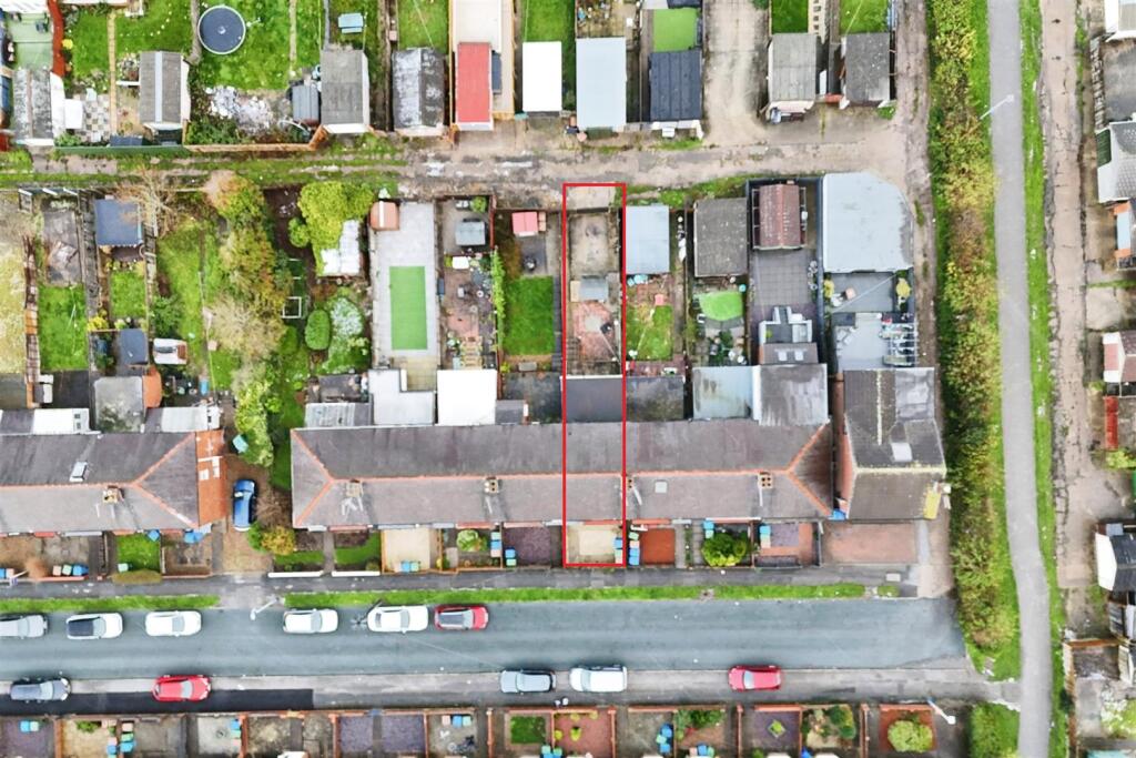 Aerial view of the property