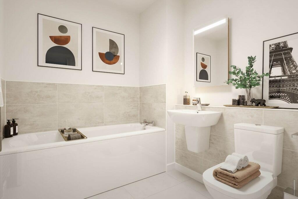 Personalise with a choice of wall tiles and flooring options