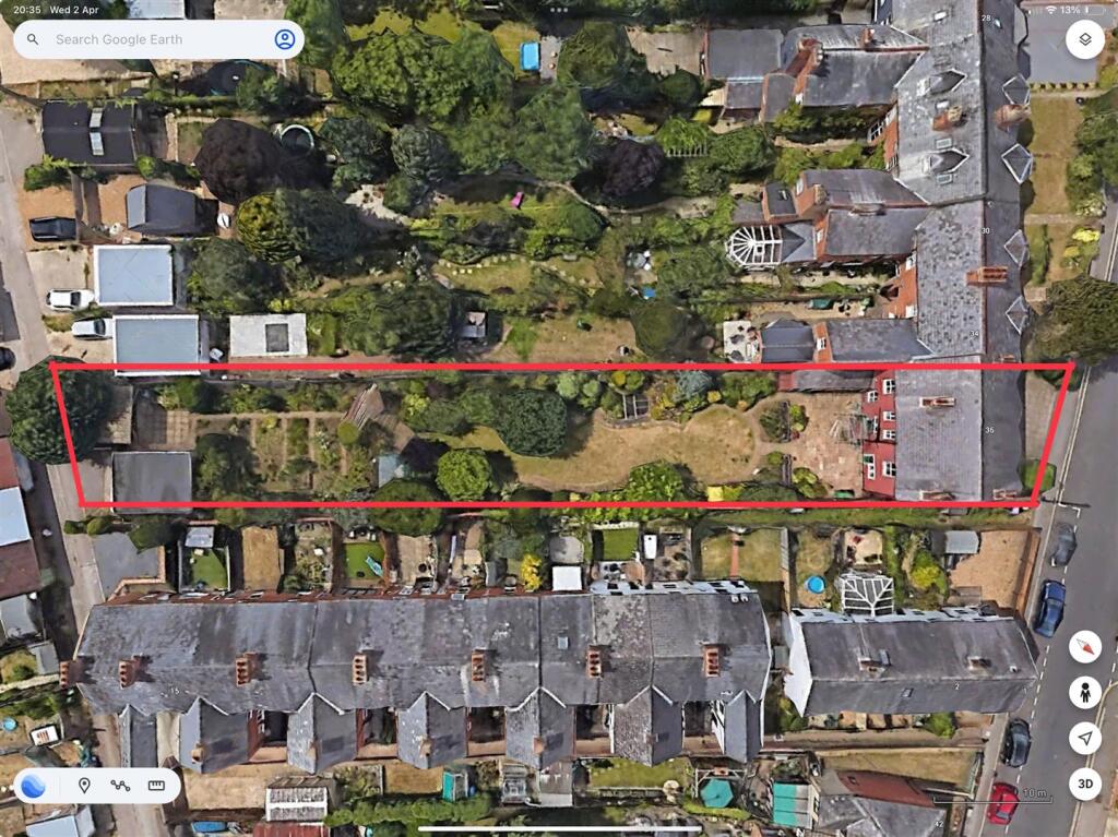 Large plot-  around 0.25 acre