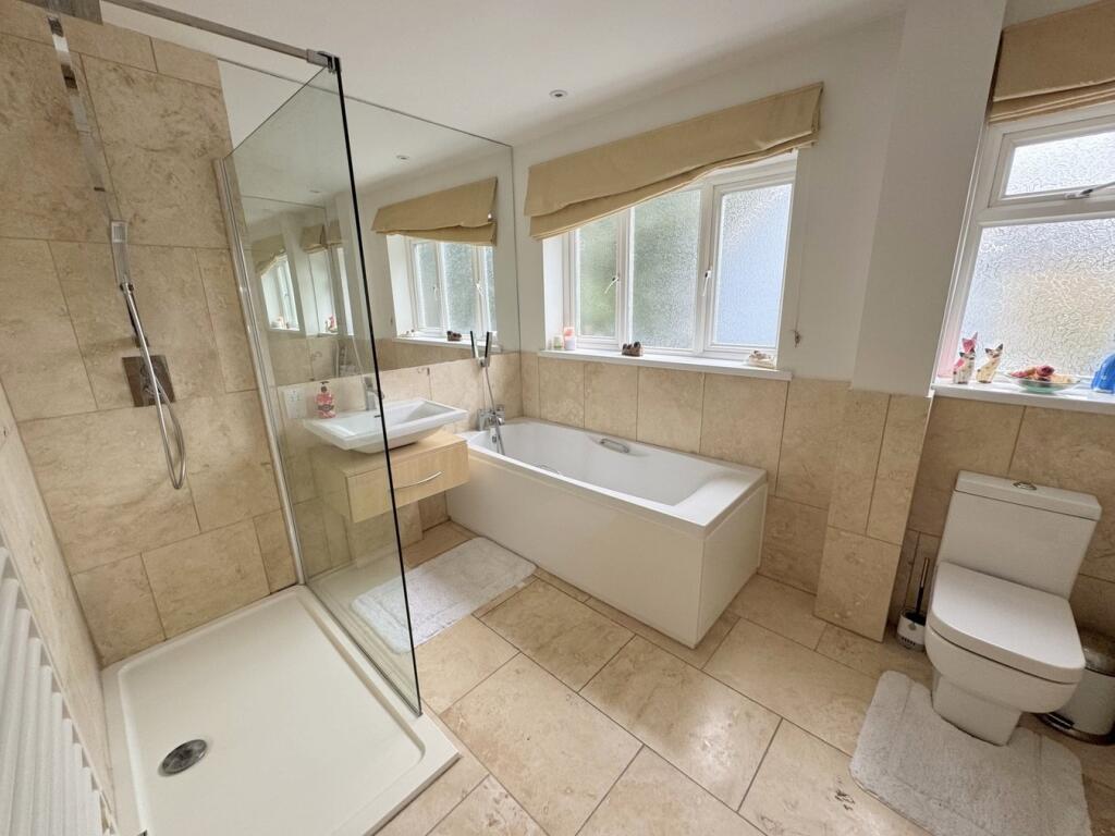 Main shower/bathroom