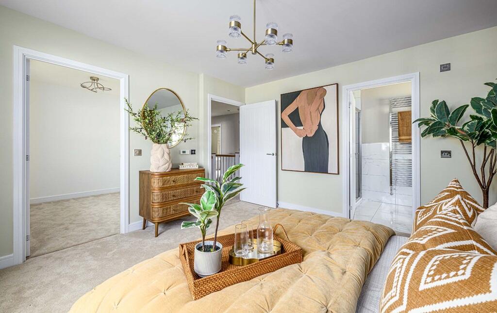 Bedroom 1 is a sanctuary with en suite &amp; dressing room