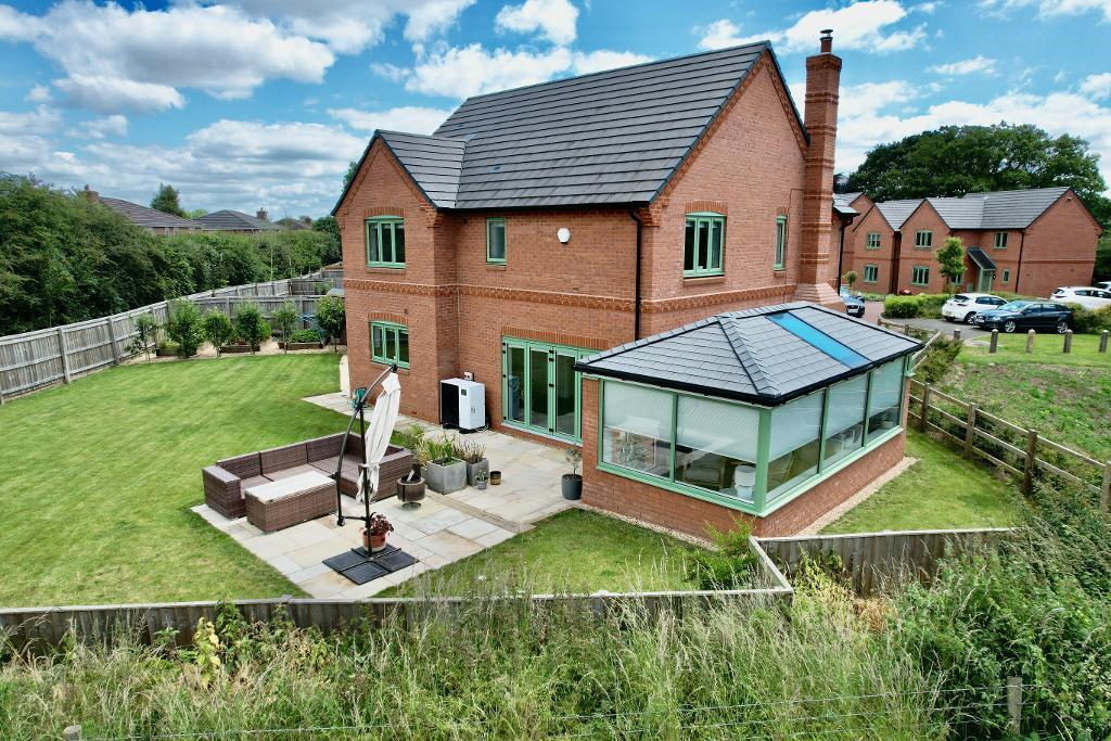 Terrace, sun room and rear garden