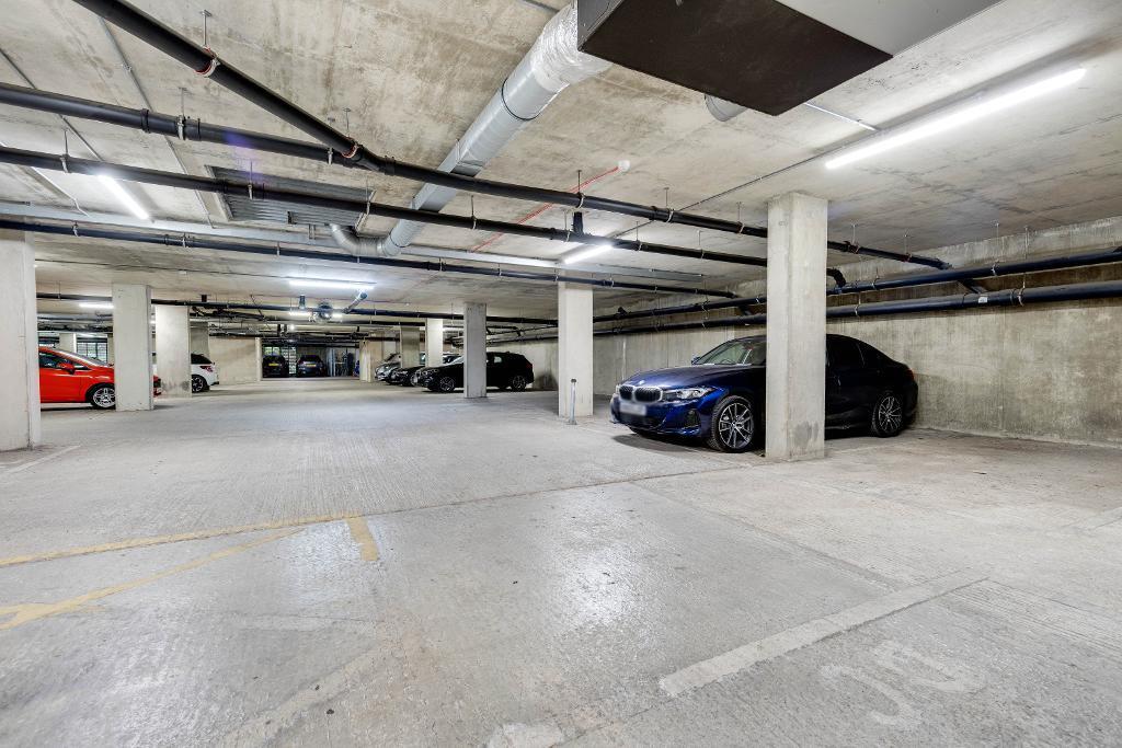 Underground secure parking area