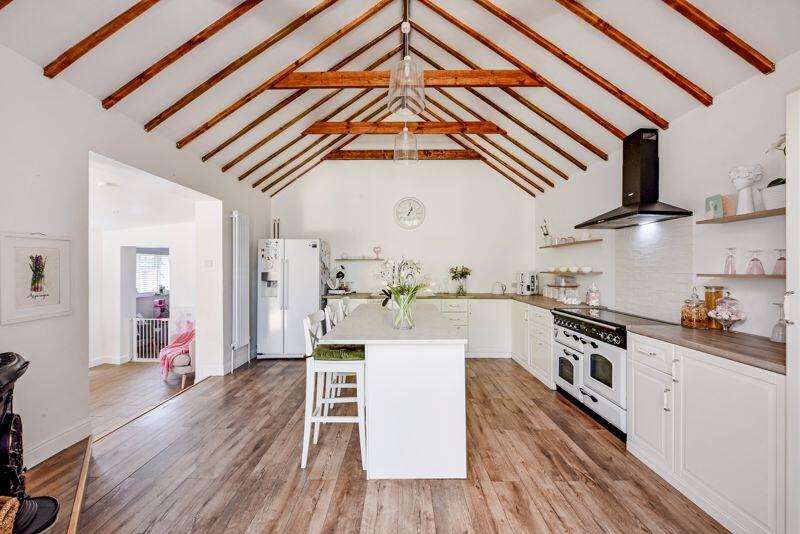 Kitchen With Vaulted Ceiling 