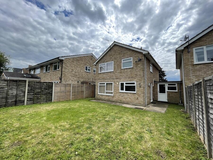 Rear view of property