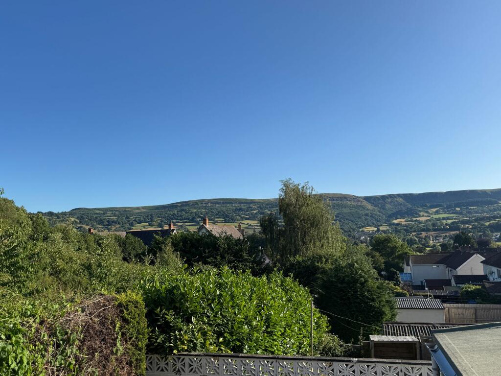 View to Llangattock Hillside