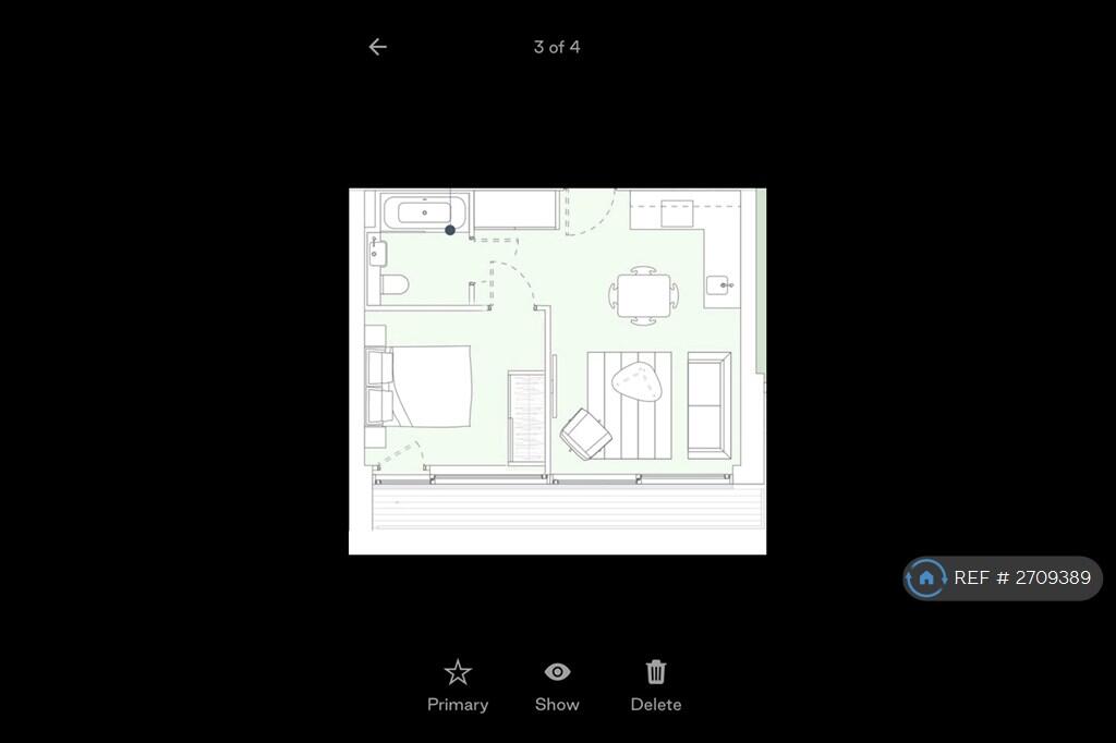 Flat Floor Plan - 38 Square Meters