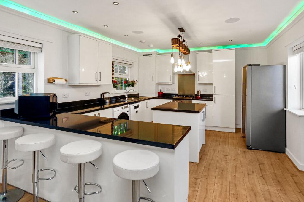 Kitchen Area With LED Lighting