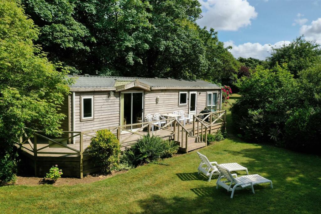 Lodge and garden.