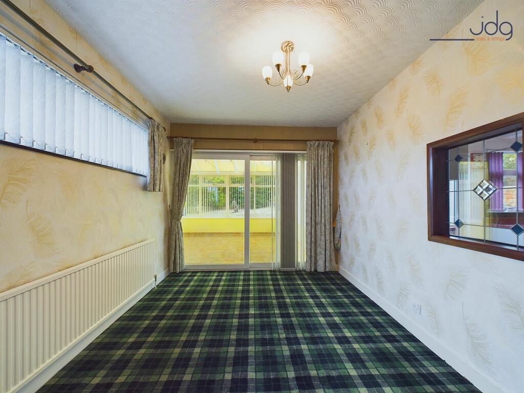 The dining area