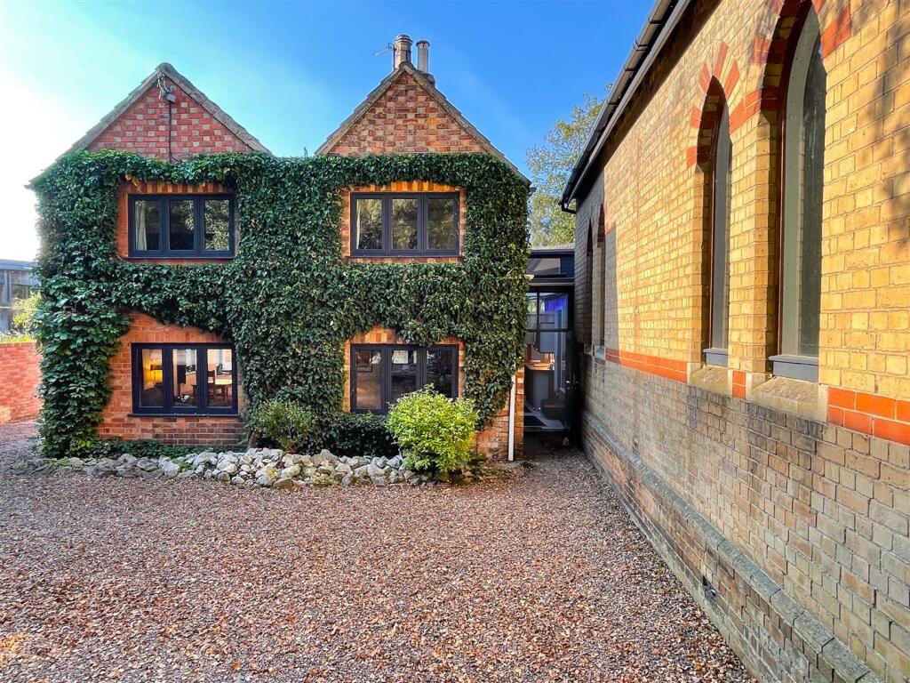 Exterior front and chapel