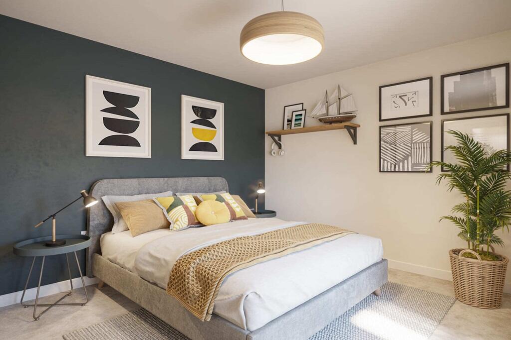 All apartments at Chivers Rise have a second double bedroom