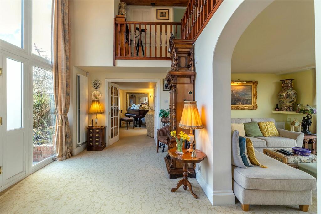 Vaulted Hallway
