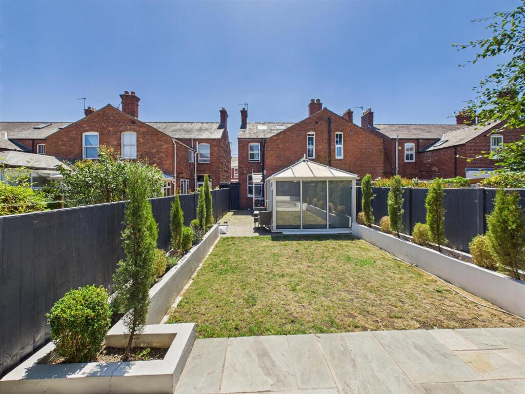 Rear of property