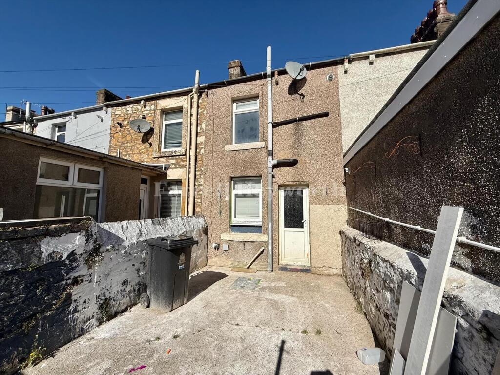 Rear yard and elevat