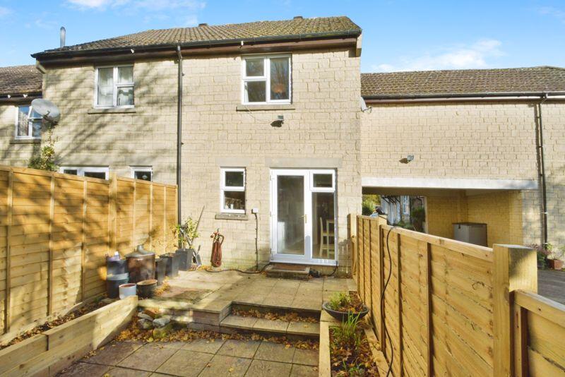 Rear view of property