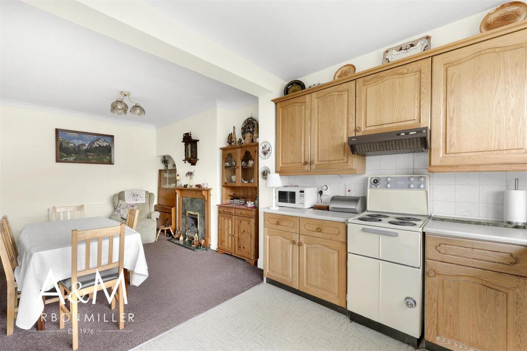 Kitchen open plan to Dining Room