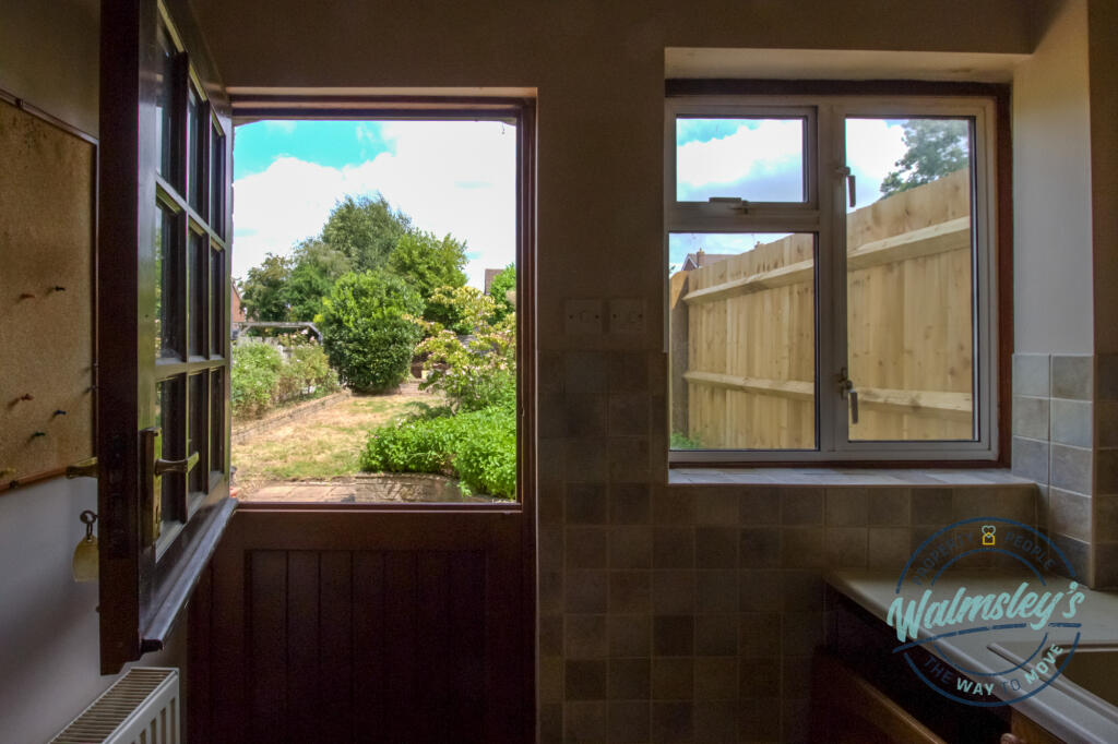 Garden views from kitchen