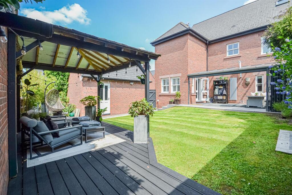 Rear Elevation &amp; Raised Composite Decking Area