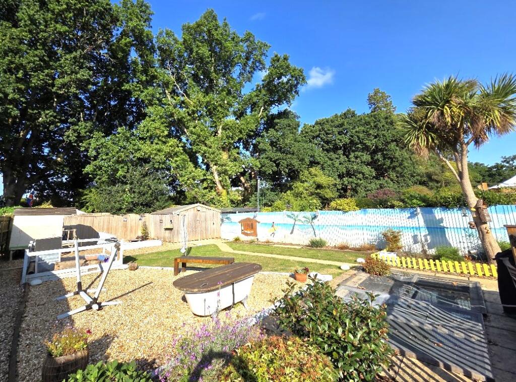 Rear garden