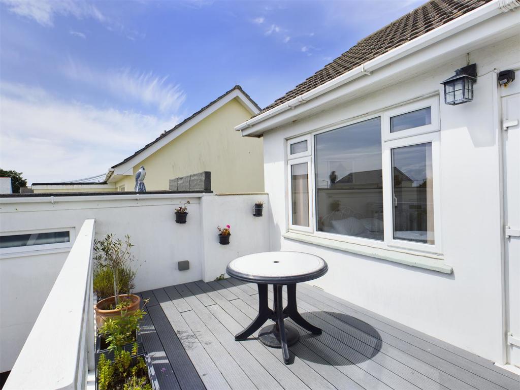 Decked seating area