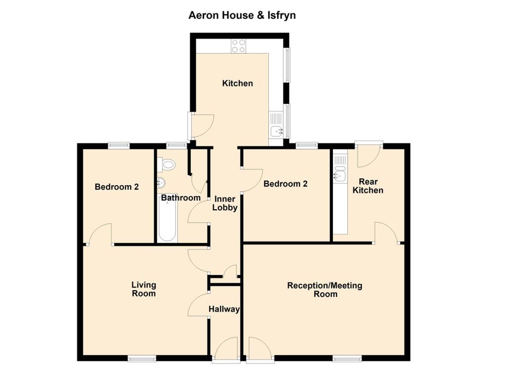 Aeron house &amp; isfryn floor plan