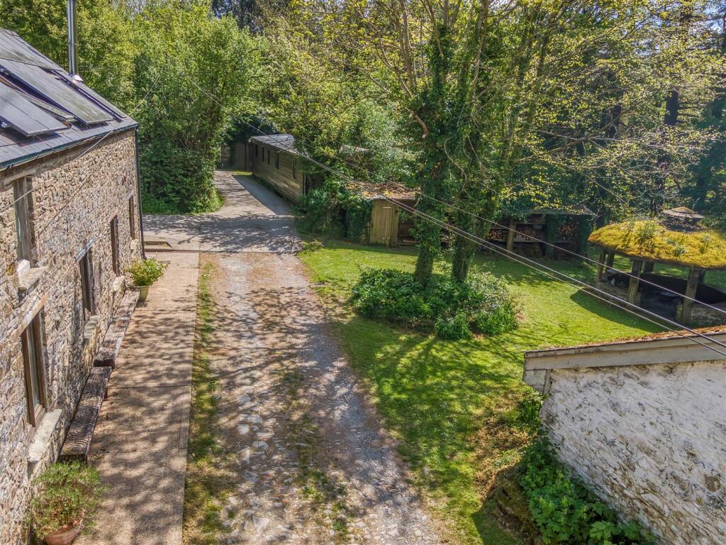 View down to Bunkhouse