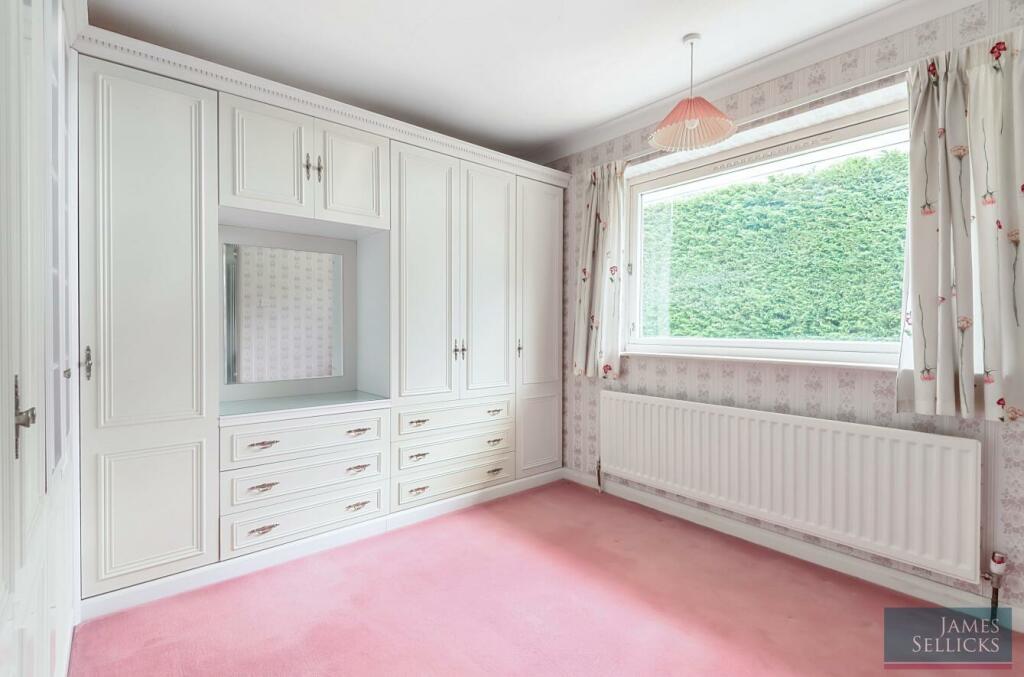 Master bedroom dressing area